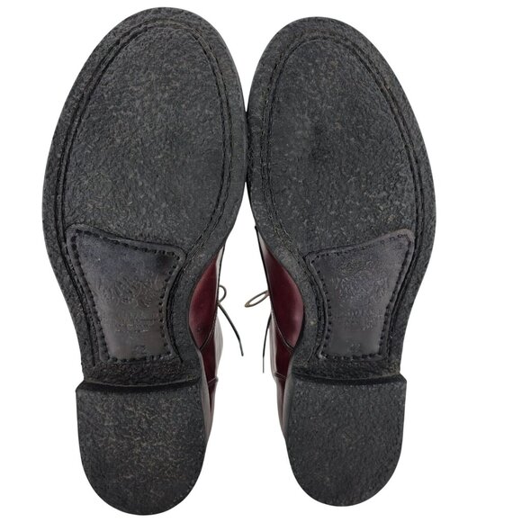 Alberto Fasciani Italy Burnished Burgundy Combat Boots Mens 9 Casual Dress Boots - Picture 3 of 14